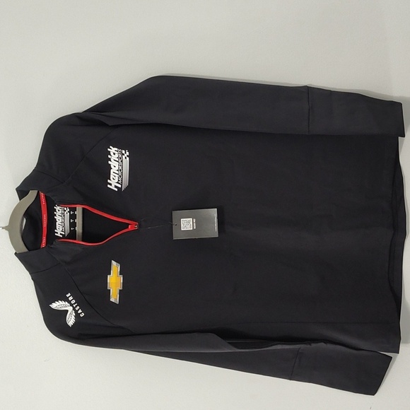 Hendirck Motorsports Castore Softshell Quarter Zip Long Sleeve Jacket Black NWT